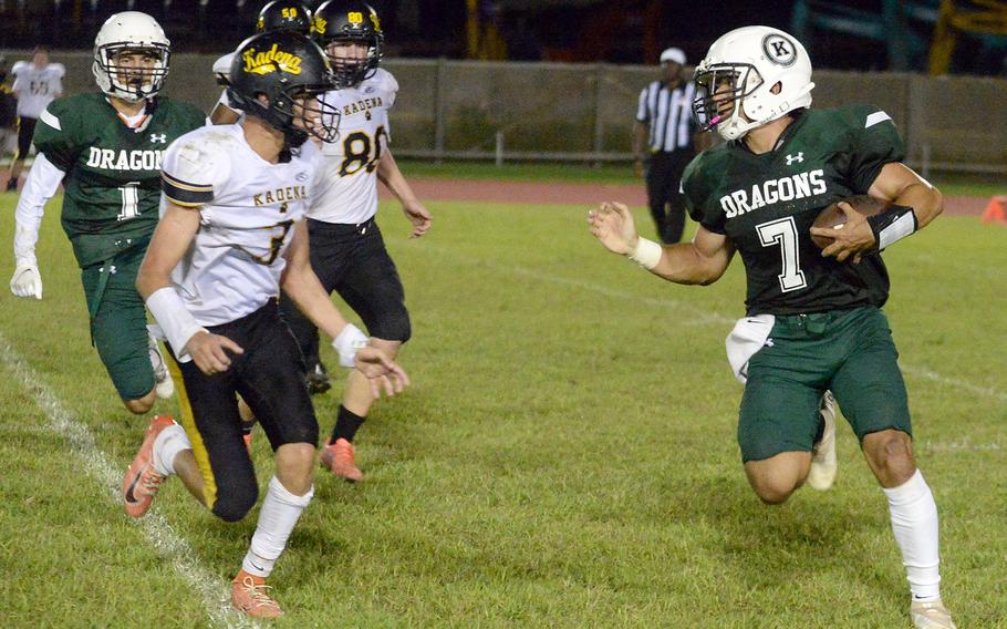 A.J. Millette and Kubasaki will look to make it six straight wins, while Anthony Chavez and Kadena hope to finish 4-1 in Friday's All-Japan DODEA football final.