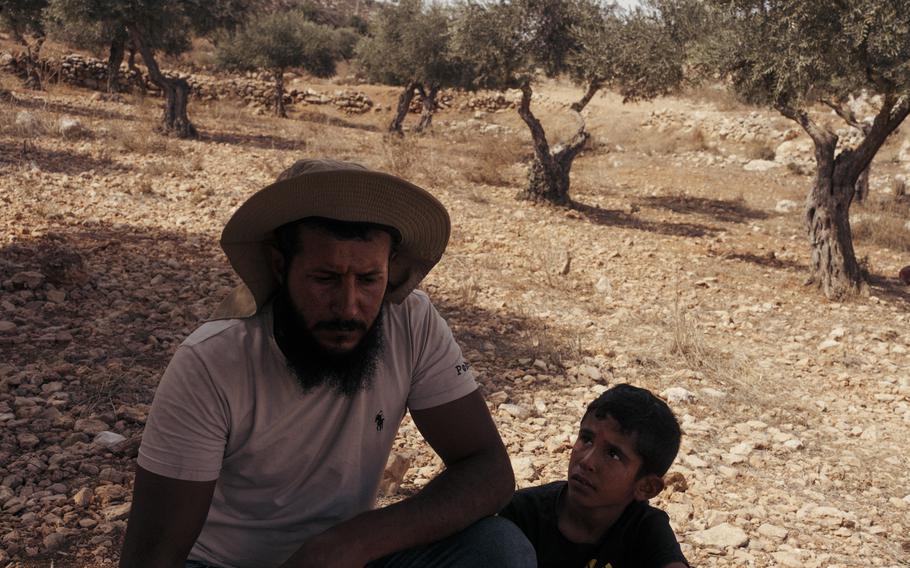 Tariq Mustafa fled his home in the small Bedouin community of Wadi Siq to the neighboring village of Taybeh with his family after a string of threats and attacks by settlers.