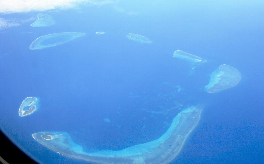 The Paracel Islands in the South China Sea are claimed in full by China, Taiwan and Vietnam.