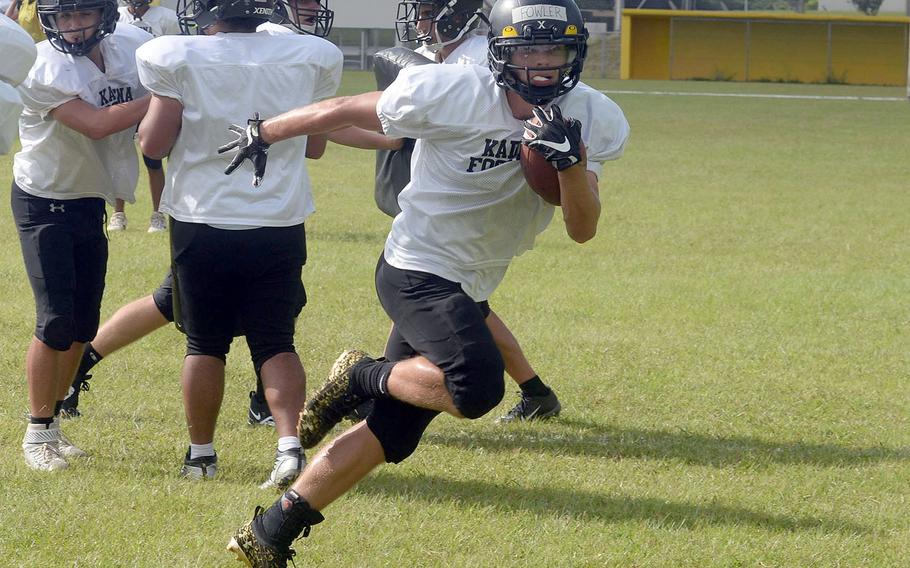 Senior running back Trent Fowler is one of four players returning from Kadena's 2019 Far East championship team.