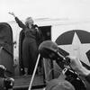 Seoul, South Korea, June 1, 1954: Today would've been Marilyn Monroe's 97th birthday, so we like to celebrate with this 1954 photo which captured her arrival in Seoul. " Whoops of joy filled the air as Marilyn Monroe waves an exuberant hello as she prepares to debark from the plane that carried her to Seoul. Professionals and non-professionals snapped cameras fast and furiously when the blond heatwave struck the shimmering pose in the upper right photo. Later throngs of troops with pounding hearts watched as the platinum bombshell (lower) began to whirl away to the 7th Div. on her first chopper ride," the original caption read. Monroe visited South Korea for a short, but no doubt many-a-heart stopping tour. The blond bombshell accompanied her husband Joe DiMaggio as he flew to Japan to assist the Japan Central League start training for the 1954 season, but Monroe detoured with a jaunt to South Korea to entertain the troops.

Looking for Stars and Stripes’ historic coverage? Subscribe to Stars and Stripes’ historic newspaper archive! We have digitized our 1948-1999 European and Pacific editions, as well as several of our WWII editions and made them available online through https://starsandstripes.newspaperarchive.com/

META TAGS: Pacific; South Korea; USO; entertainment; celebrity; actress; Marilyn Monroe