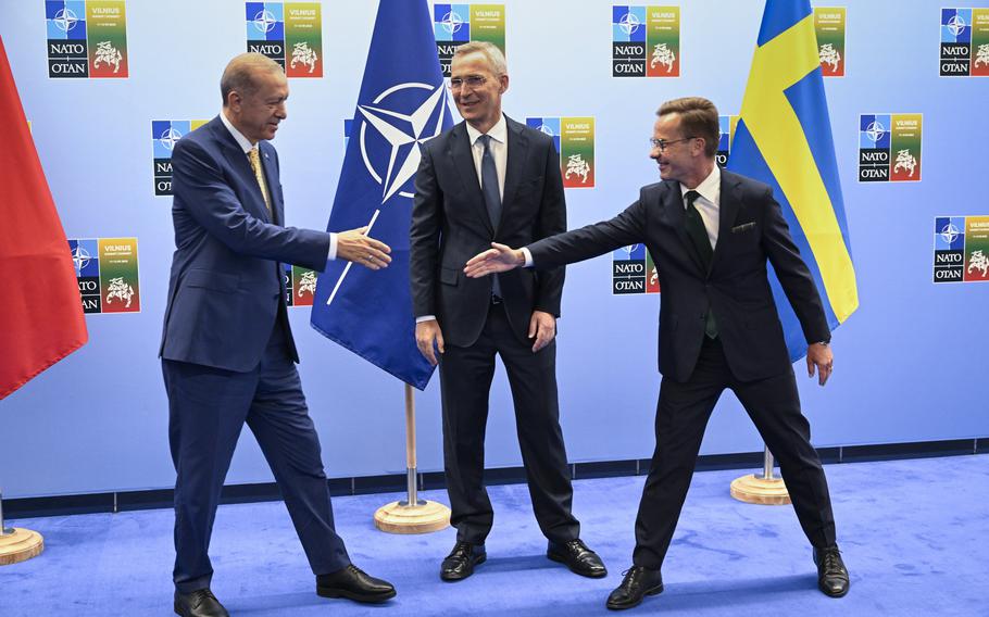 Turkey's pledge of support for Sweden's NATO entry is tied to goals on  security and EU membership | Stars and Stripes