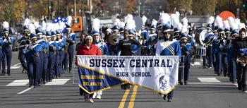 The National Veterans Day Parade on Sunday, Nov. 12, 2023, in Washington. 