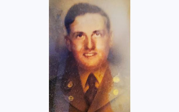 Korean War veteran Army Cpl. Delbert L. White.