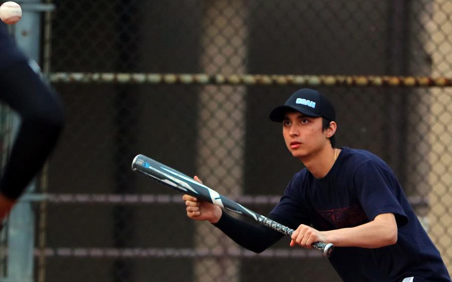 Senior Stacy Sparks is one of three returnees for Osan's baseball team.