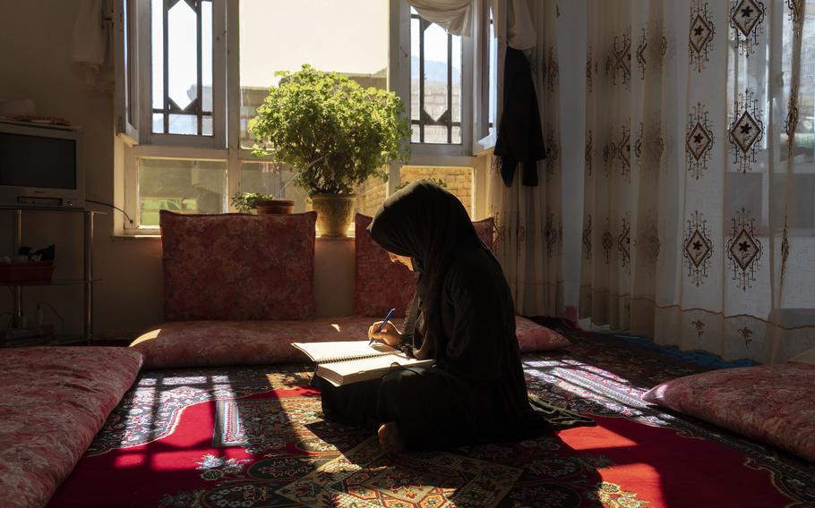 When the Taliban took power, preparations by Masouda, 22, for the medical school entrance exam were derailed. Still hopeful, she resumed preparing. 