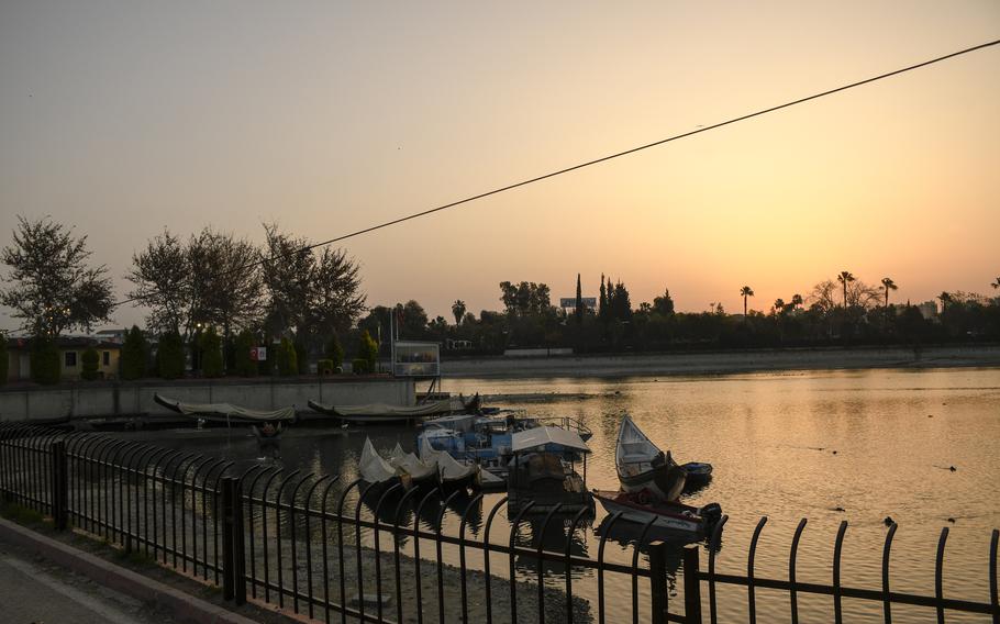 Adana, Turkey, has an artificial lake where tourists relax and picnic each summer. The areas around the waters of Adana have shops to rent boats, as well as restaurants. 