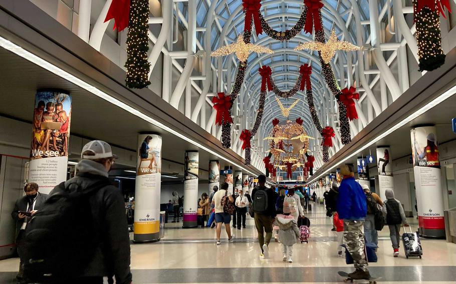 Chicago O Hare Busiest Times At Christmas 2022 Holiday Travel Is Even More Uncertain Than A Year Ago After A Summer Of  Airline Turbulence | Stars And Stripes