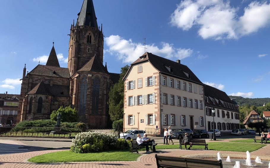 The church of Saints Peter and Paul in Wissembourg, France, is the second-largest church in Alsace.
