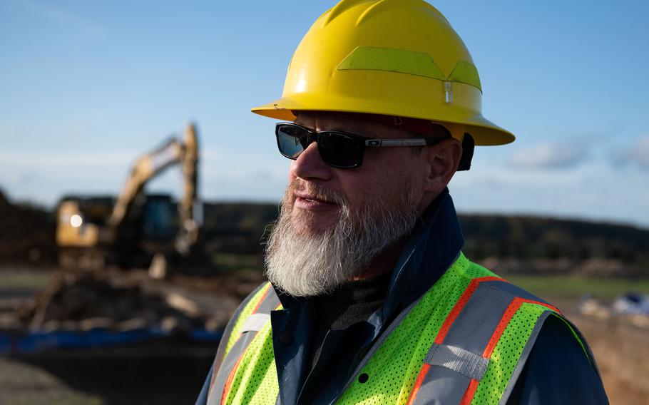 David Brown, a forensic archaeologist for the Defense POW/MIA Accounting Agency, has been leading an excavation in Wistedt, Germany, since August that’s focused on recovering the remains of 10 U.S. service members who went missing in World War II.