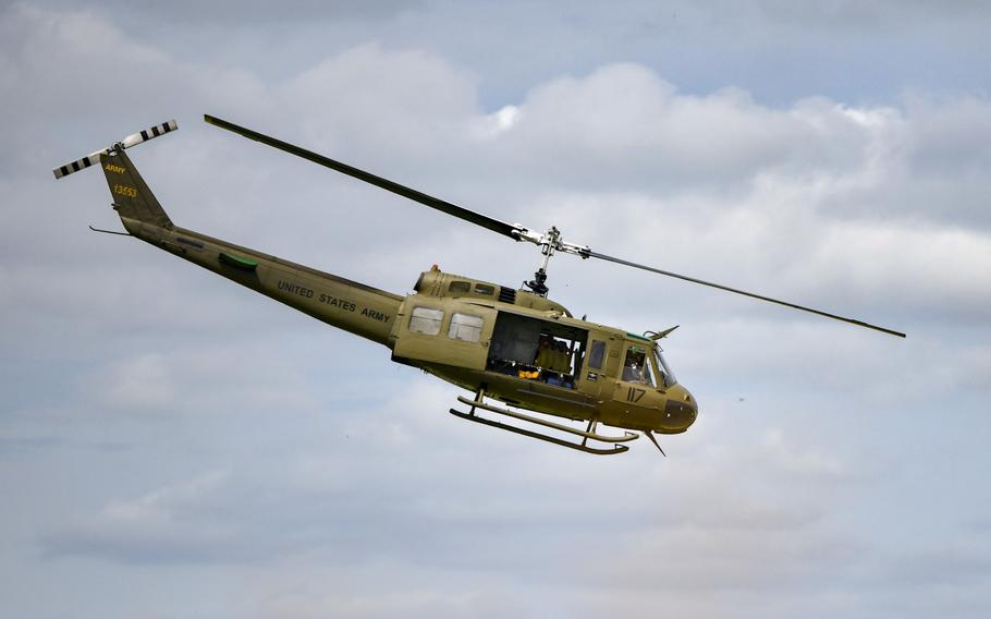 A Bell UH-1 Iroquois Helicopter. The Veterans Memorial Park Cullman, Ala., will soon be home to a Huey, the first new piece of full-scale military memorabilia it has added in nearly a decade.