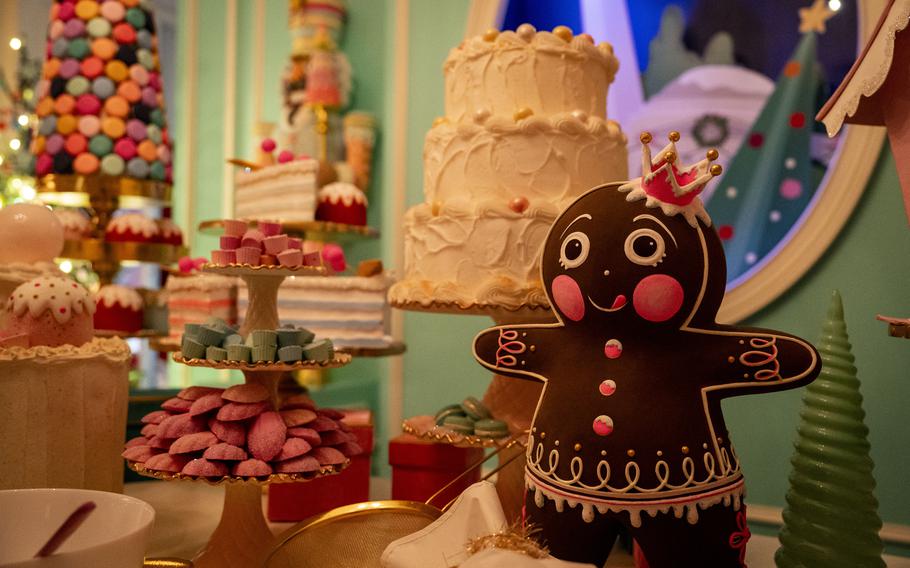 This year’s White House holiday decorations were unveiled to the media on Monday with the theme “Magic, Wonder, and Joy.” The White House’s China Room, shown above, is decorated as a sweet shop for children.  