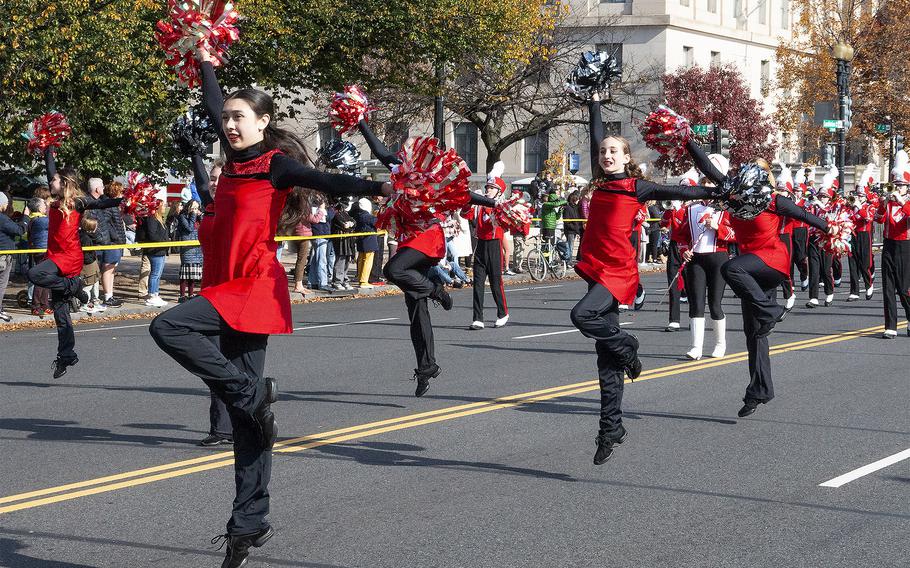 The National Veterans Day Parade on Sunday, Nov. 12, 2023, in Washington. 