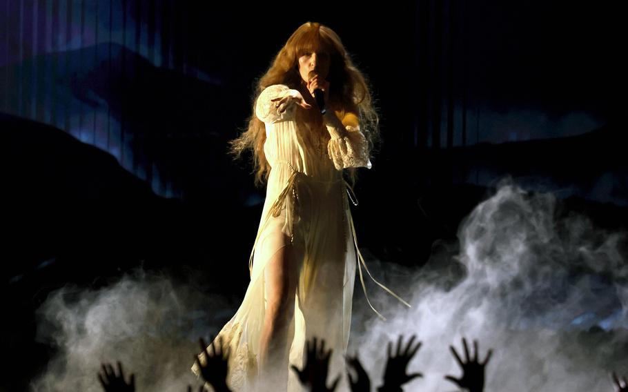 Florence Welch of Florence + the Machine performs during the Billboard Music Awards on May 15 in Las Vegas. The band has scheduled a concert in Nottingham, England, Nov. 28.