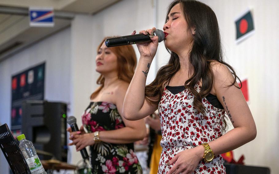 Street Beat performs during a festival at Kunsan Air Base, South Korea, May 19, 2022.  U.S. Forces Korea did away with its mask policy in April but allowed garrison commanders the option to require them in high-traffic areas. 