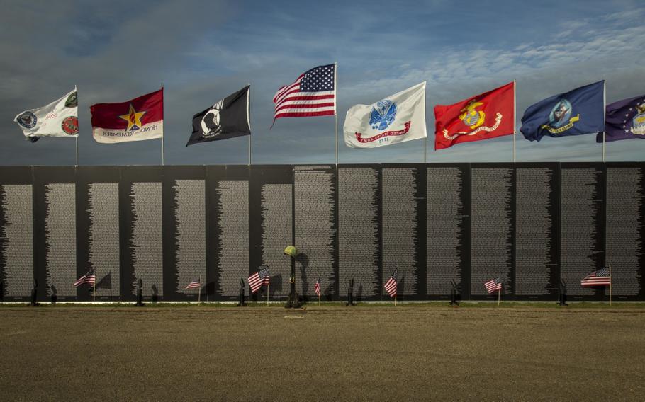 The traveling Vietnam Wall, a slightly smaller version of the Washington memorial, offers families an opportunity to honor loved ones even when they cannot travel to the capital.
