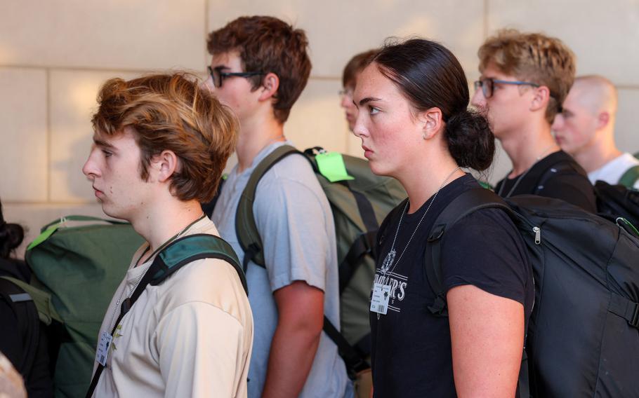 A group of cadets.
