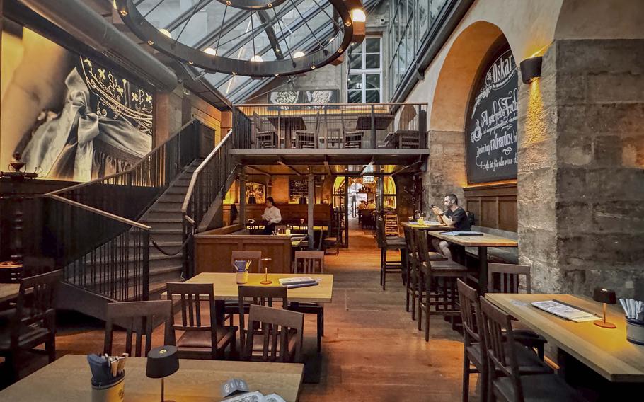 Inside the Oskar Das Wirtshaus am Markt in Bayreuth, Germany, 