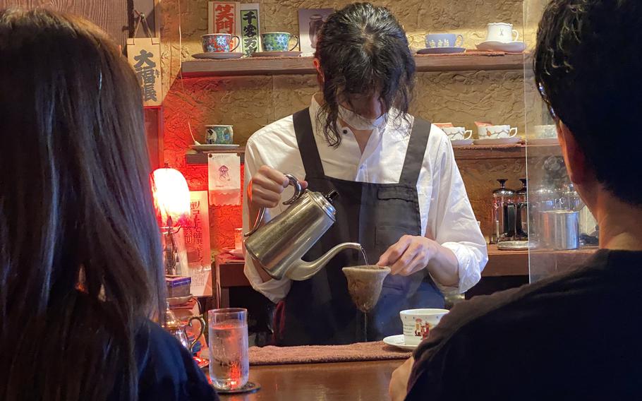 At Tajimaya Coffee House in Tokyo, each cup is hand-dripped through a traditional flannel cloth filter, a Japanese method that extracts the coffee’s essence and creates a smooth, distinctive texture. 
