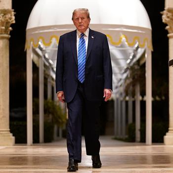 Former president Donald Trump on March 5, 2024, at Mar-a-Lago in Palm Beach, Fla. 