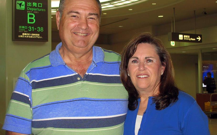 William Mierzejewski, posing here with his wife, Melene, spent nearly three decades as a teacher, coach and administrator for Department of Defense Education Activity schools in the Pacific. 