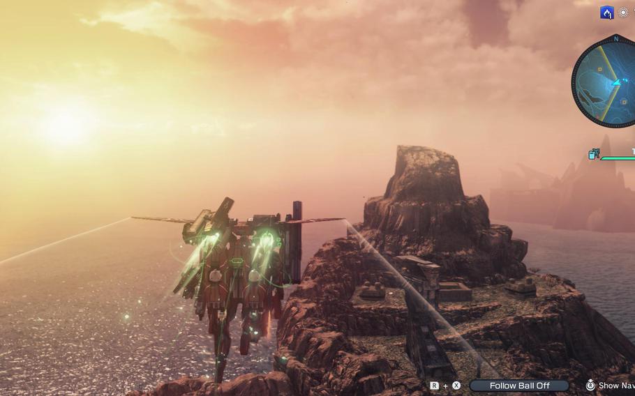 Unfettered exploration defines the Xenoblade Chronicles X experience, allowing flying robots to explore unique locations across five continents in a seamlessly loading alien planet. 