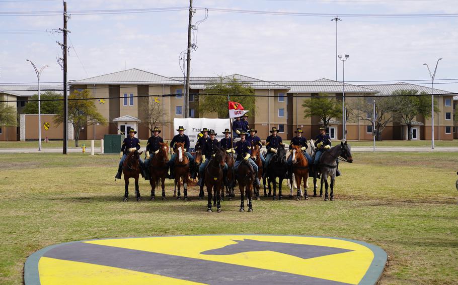 The First Cavalry Division Horse Cavalry Detachment Honor Guard is part of a United States Army equestrian military unit. Posted at Fort Hood, it was activated in 1972 and is a subordinate unit of the First Cavalry Division.