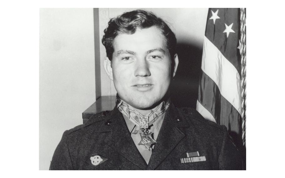 Medal of Honor recipient Pfc. Jacklyn H. Lucas.