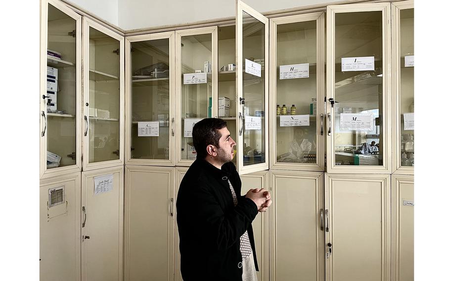 Mohibullah Barakzai, the chief doctor of Jumhuriat hospital's emergency room, says many patients were asked to purchase their own supplies after international aid funds to the facility were cut following the Taliban's takeover of the country. 