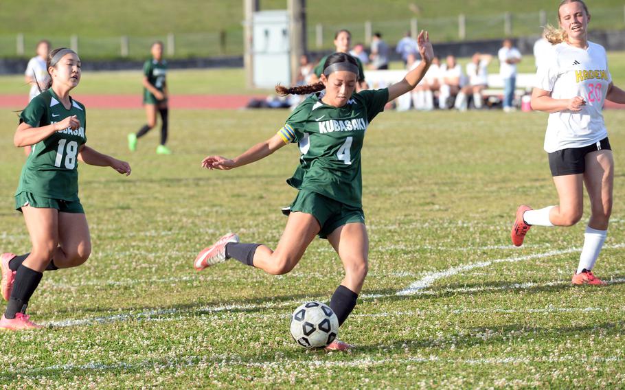 Sakura Lopez looks to score.