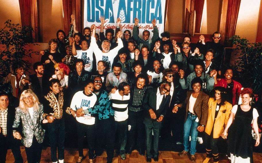 The one-time supergroup known as USA for Africa. These 46 stars recorded the charity single for famine relief, “We Are the World,” in just one evening. A new documentary, “The Greatest Night in Pop,” now on Netflix, takes viewers behind the scenes. 