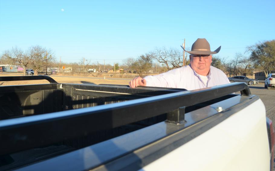 John Paul Schuster’s family owns a ranch about 25 miles from the U.S. border with Mexico in Kinney County, Texas. He said the number of people crossing through his property after illegally entering the U.S. from Mexico has increased in the last year, which inspired him to run for county judge.