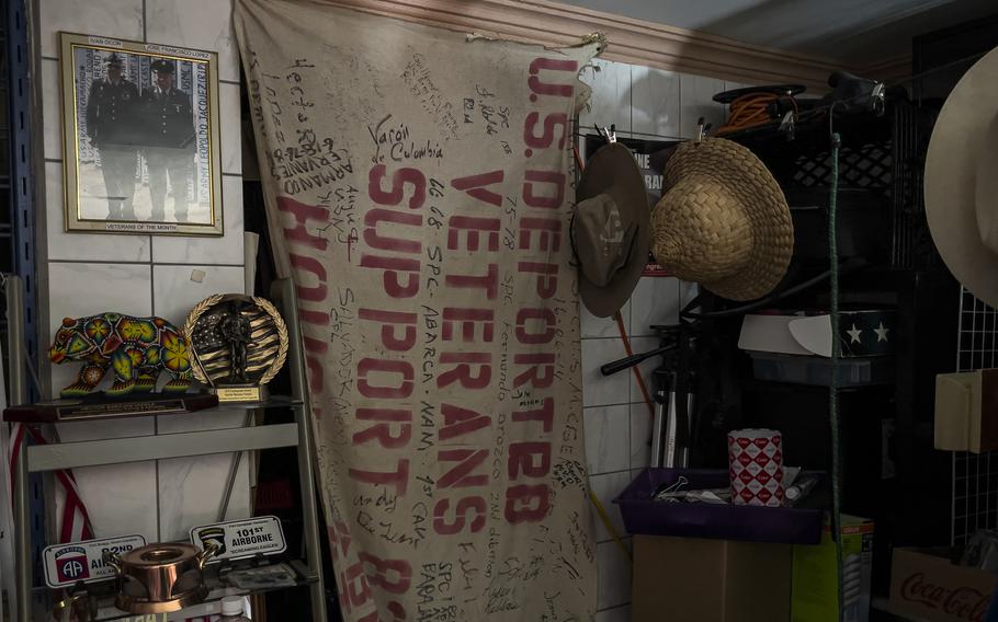 A room at the Deported Veterans Support House in Tijuana. 