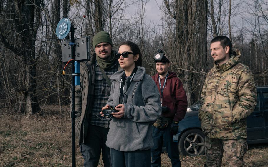 Anna, a 33-year-old product marketer working on a mobile app, tests drones for a grass-roots group called SocialDrone.