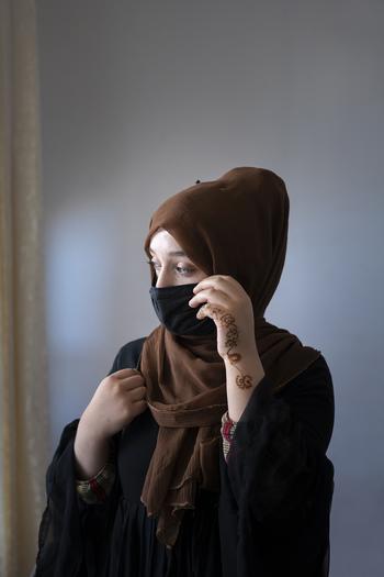 Marina, 16, knows the Quran intimately and is expected to play a leading role in the religious-studies subterfuge if the police raid the school. 