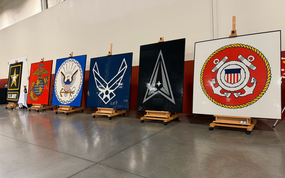 The six service logos made out of logos are displayed.