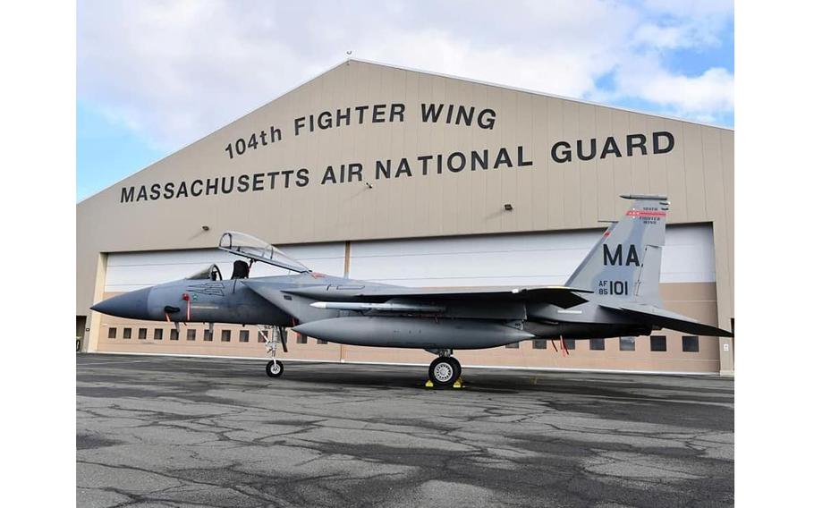 The Barnes Air National Guard Base in Westfield, Mass., is home to the 104th Fighter Wing.