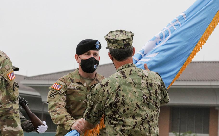 Gen. Robert Abrams led U.S. Forces Korea, United Nations Command and Combined Forces Command since November 2018. He relinquished command to Gen. Paul LaCamera on Friday, July 2, 2021. 