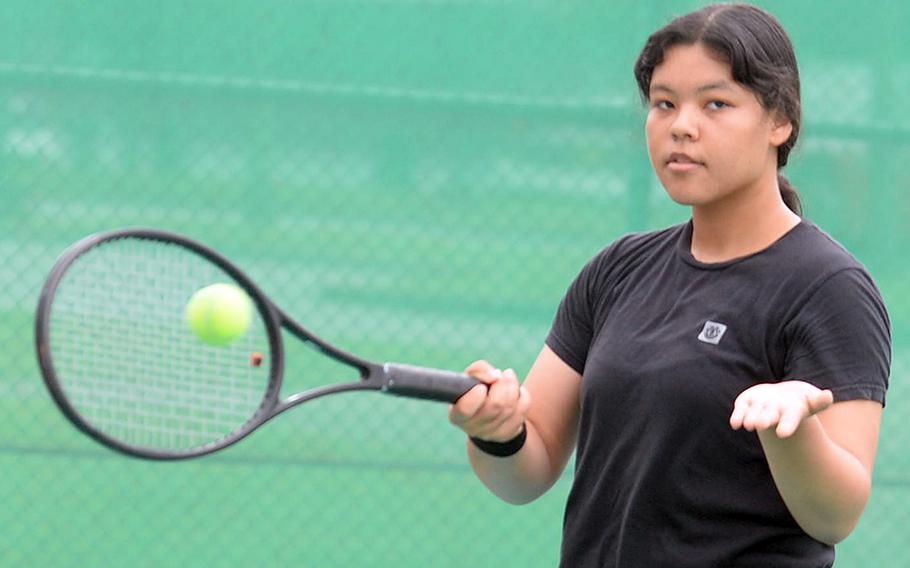 Humphreys junior Naomi Choi has been playing tennis since before she was in high school.