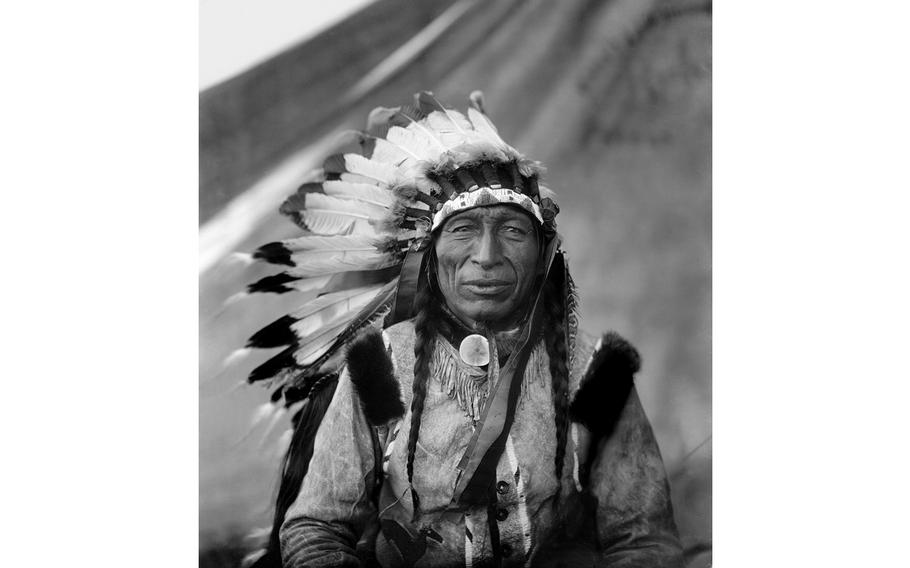 Lakota Sioux chief Iron Tail, circa 1905.