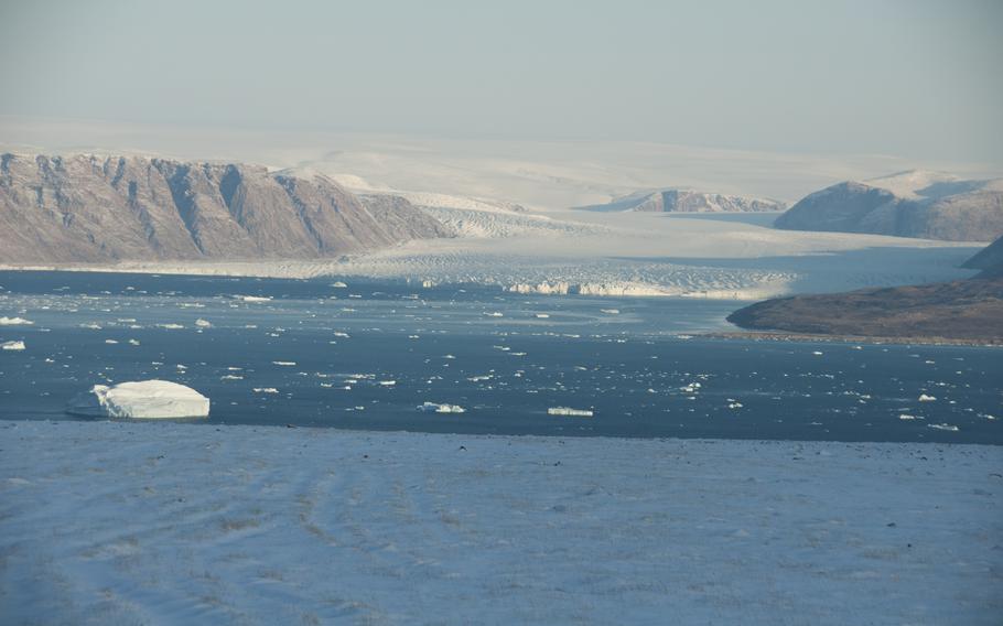 Near the Ballistic Missile Early Warning System radars is Wolstenholme Fjord, its waters being fed by four large glaciers. For this reason, it is sometimes referred to as “the world’s largest ice machine”.