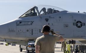 Lt. Col. Jay Labrum, an A-10 Thunderbolt II pilot with the 190th Fighter Squadron, Idaho Air National Guard, prepares to take off in his assigned aircraft, tail number 611, before departing Gowen Field for the final time, May 27, 2025. The flight marks the first A-10 divested from the Idaho Air National Guard as part of the U.S. Air Force’s plan to retire the A-10 fleet. (U.S. Air National Guard photo by Tech. Sgt. Mercedee Wilds)