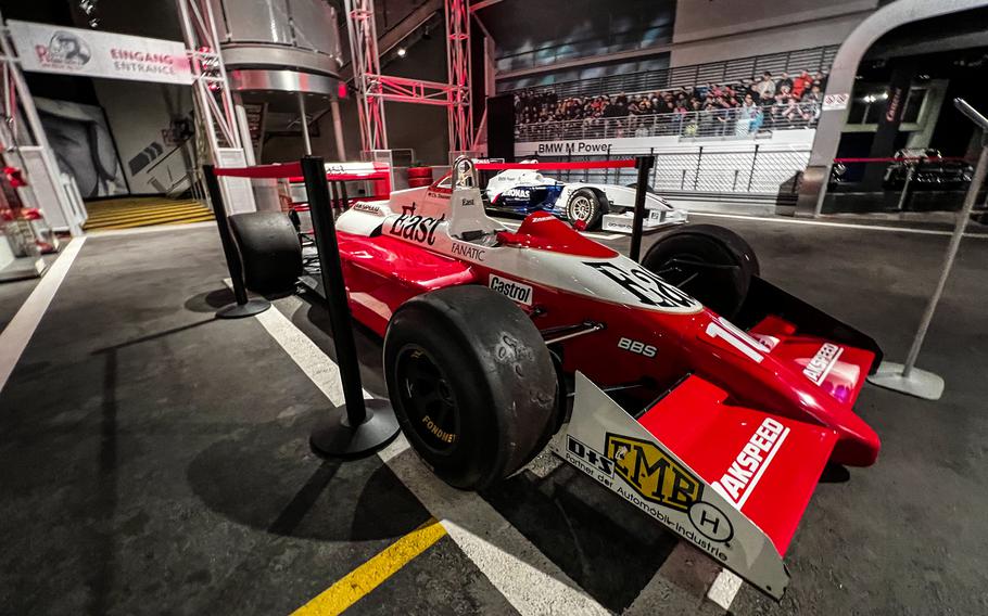 Different generations of Formula 1 racecars, from the 1970s to the early 2000s, are on display at Ringwerk motorsport museum in Nuerburg, Germany, Jan. 15, 2022. 
