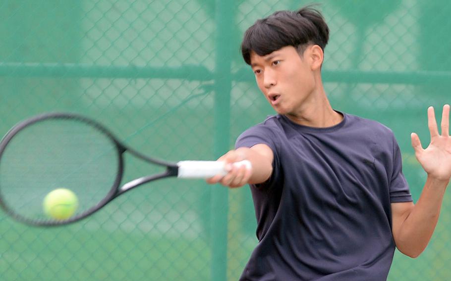 Humphreys junior Sean Choo has been playing tennis since his freshman year.