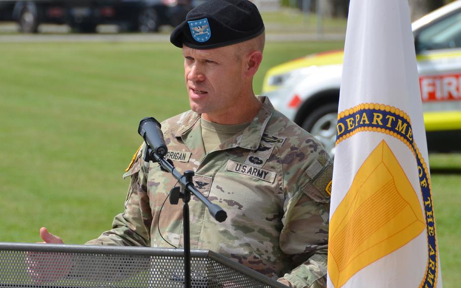 Col. Scott Horrigan has served in the Army for more than two decades, including multiple deployments to Afghanistan. He assumed command of U.S. Army Garrison Italy on June 22, 2023, from Col. Matthew Gomlak. 