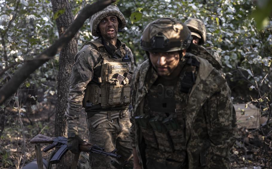 Ukraine soldiers.