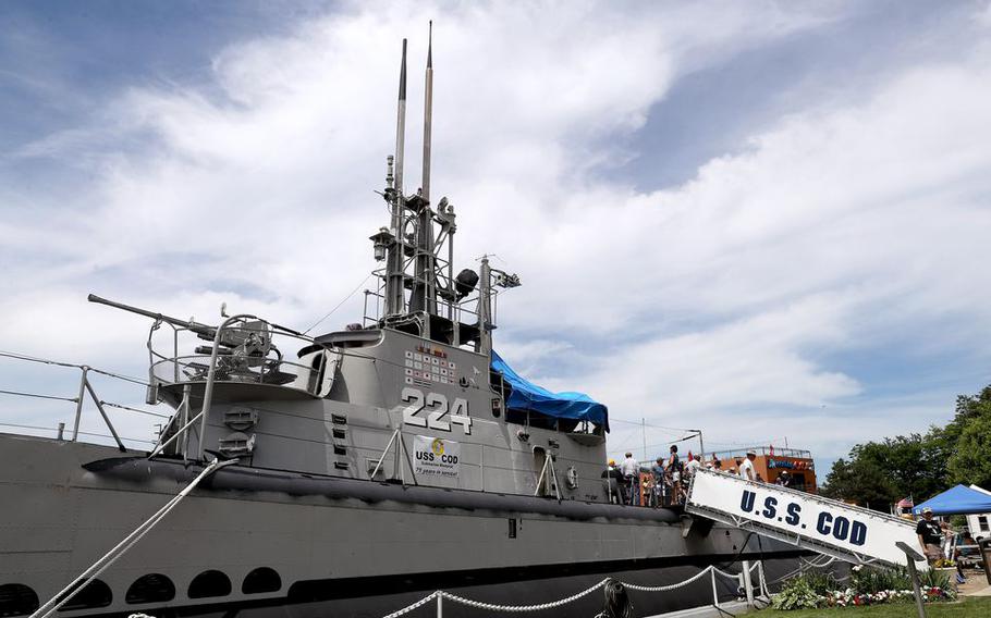 The USS Cod Submarine Memorial has sat on Cleveland’s lakefront since it first arrived in 1959.