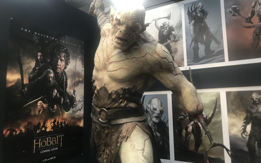 Check out a life-sized Orc statue from “The Hobbit” films at Weta Workshop in Wellington, New Zealand.