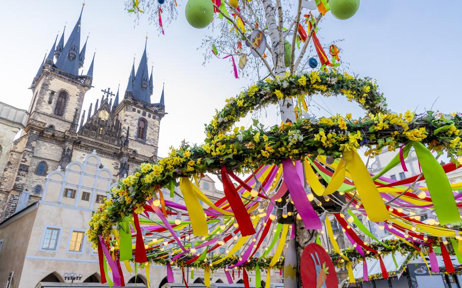 Prague’s Easter Market returns to the Old Town Square from April 2-24. 