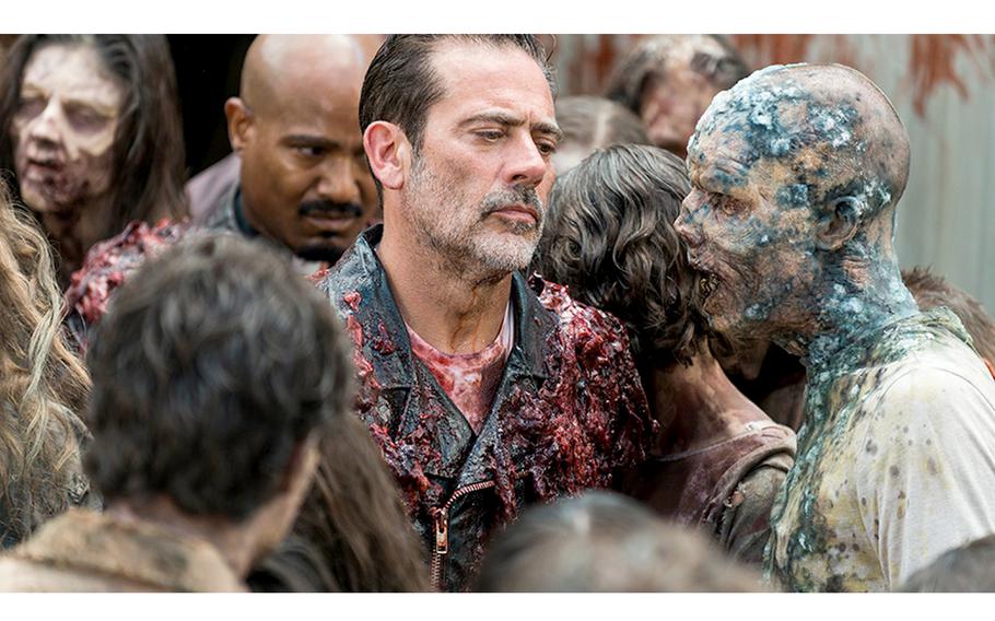 Some of the living in "The Walking Dead" covered themselves in entrails to fool zombie noses. 